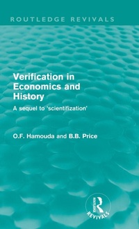Enlarge image Cover: Verification in Economics and History - Routledge