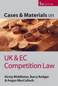 Cover: Cases and Materials on Competition Law - Oxford University Press