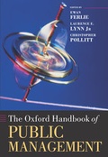 Cover: The Oxford Handbook of Public Management - Oxford University Press