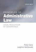 Cover: Principles of Administrative Law - OUP Australia and New Zealand