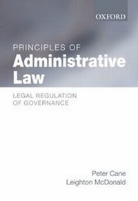 Enlarge image Cover: Principles of Administrative Law - OUP Australia and New Zealand