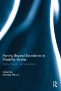 Cover: Moving Beyond Boundaries in Disability Studies - Routledge