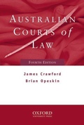 Cover: Australian Courts of Law 4e - OUP Australia and New Zealand