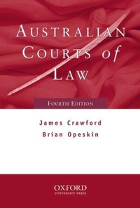 Enlarge image Cover: Australian Courts of Law 4e - OUP Australia and New Zealand