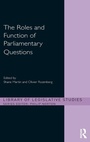 Cover: The Roles and Function of Parliamentary Questions - Routledge