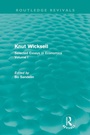Cover: Knut Wicksell (Routledge Revivals) - Routledge