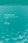 Cover: Knut Wicksell (Routledge Revivals) - Routledge