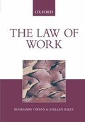 Cover: The Law of Work - OUP Australia and New Zealand