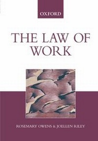 Enlarge image Cover: The Law of Work - OUP Australia and New Zealand