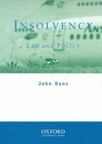 Abbildung von: Insolvency - OUP Australia and New Zealand