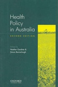 Cover: Health Policy in Australia - OUP Australia and New Zealand