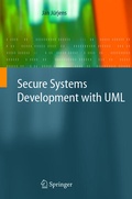Cover: Secure Systems Development with UML - Springer