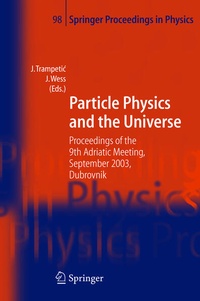 Enlarge image Cover: Particle Physics and the Universe - Springer