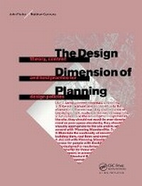 Enlarge image Cover: The Design Dimension of Planning - Spon Press