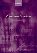 Cover: Constituent Structure - Oxford University Press
