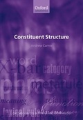 Cover: Constituent Structure - Oxford University Press