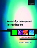 Cover: Knowledge Management in Organizations - Oxford University Press