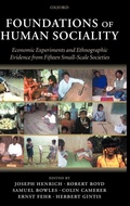 Cover: Foundations of Human Sociality - Oxford University Press
