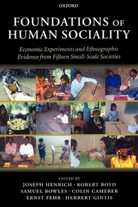 Enlarge image Cover: Foundations of Human Sociality - Oxford University Press