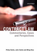 Cover: Contract Law - OUP Australia and New Zealand