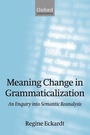 Cover: Meaning Change in Grammaticalization - Oxford University Press