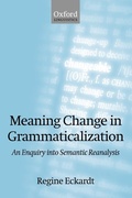 Cover: Meaning Change in Grammaticalization - Oxford University Press
