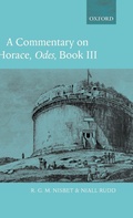 Cover: A Commentary on Horace: Odes Book III - Oxford University Press