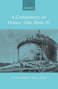 Cover: A Commentary on Horace: Odes Book III - Oxford University Press