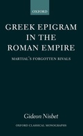 Cover: Greek Epigram in the Roman Empire - Oxford University Press