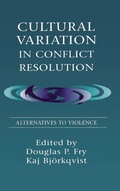 Cover: Cultural Variation in Conflict Resolution - Psychology Press