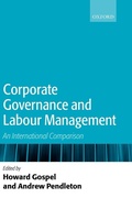 Cover: Corporate Governance and Labour Management - Oxford University Press