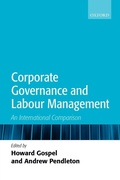 Cover: Corporate Governance and Labour Management - Oxford University Press