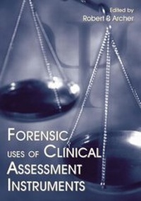 Abbildung von: Forensic Uses of Clinical Assessment Instruments - Lawrence Erlbaum Associates Inc