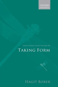 Enlarge image Cover: Structuring Sense: Volume III: Taking Form - Oxford University Press