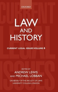 Enlarge image Cover: Law and History - Oxford University Press