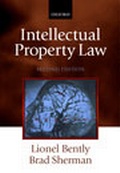 Cover: Intellectual Property Law - Oxford University Press