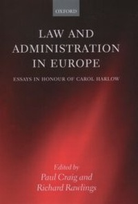 Enlarge image Cover: Law and Administration in Europe - Oxford University Press