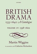 Cover: British Drama 1533-1642: A Catalogue - Oxford University Press