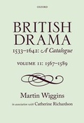 Cover: British Drama 1533-1642: A Catalogue - Oxford University Press
