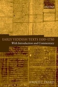 Cover: Early Yiddish Texts 1100-1750 - Oxford University Press