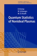 Cover: Quantum Statistics of Nonideal Plasmas - Springer