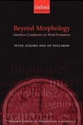 Cover: Beyond Morphology - Oxford University Press