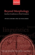 Cover: Beyond Morphology - Oxford University Press