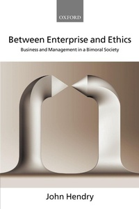 Enlarge image Cover: Between Enterprise and Ethics - Oxford University Press