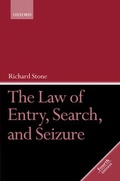 Bild: The Law of Entry, Search, and Seizure - Oxford University Press