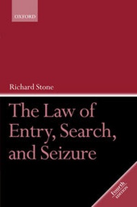 Abbildung von: The Law of Entry, Search, and Seizure - Oxford University Press