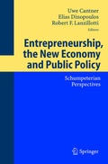 Cover: Entrepreneurship, the New Economy and Public Policy - Springer