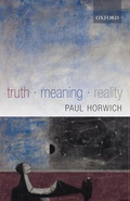 Cover: Truth -- Meaning -- Reality - Oxford University Press