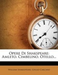 Cover: Opere Di Shakspeare - Nabu Press