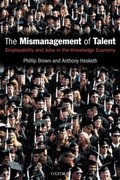 Cover: The Mismanagement of Talent - Oxford University Press